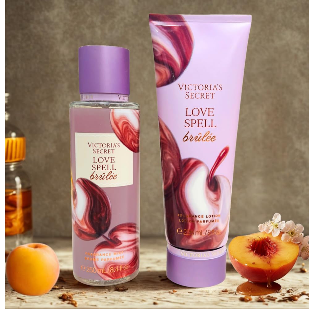 Victoria's Secret Love Spell Brulee Fragrance Mist & Lotion – Limited Edition 2025