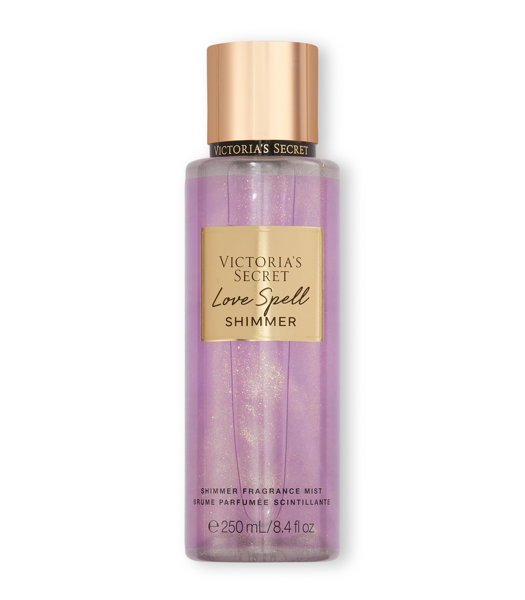 Victoria's Secret Love Spell Shimmer Mist – Cherry Blossom & Peach Body Spray (8.4 oz)