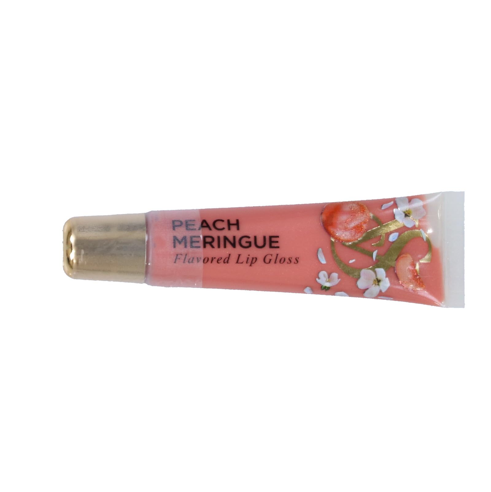 Victoria's Secret Peach Meringue Lip Gloss – Flavored Shine (0.46 oz) | Squeeze Tube