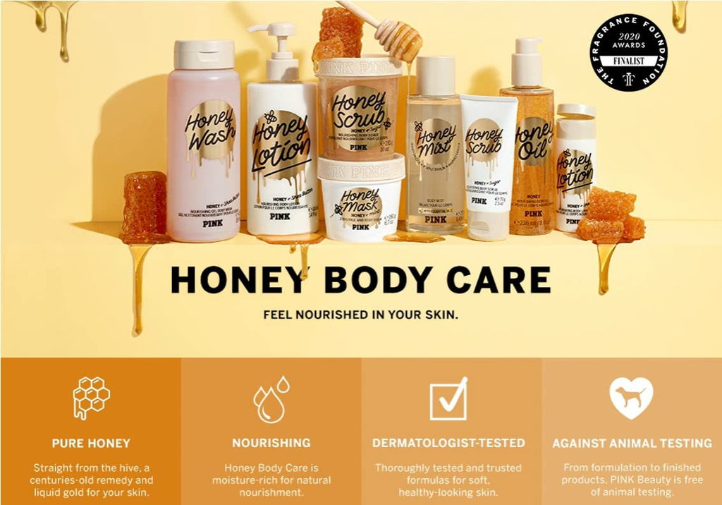 Victoria's Secret Pink Honey Nourishing Gel Body Wash | Hydrating Honey & Shea Butter