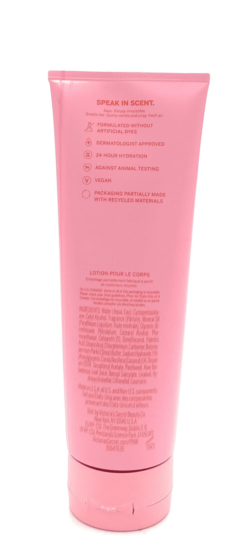 Victoria's Secret Pink Scented Body Lotion Vanilla Crush – 8 oz