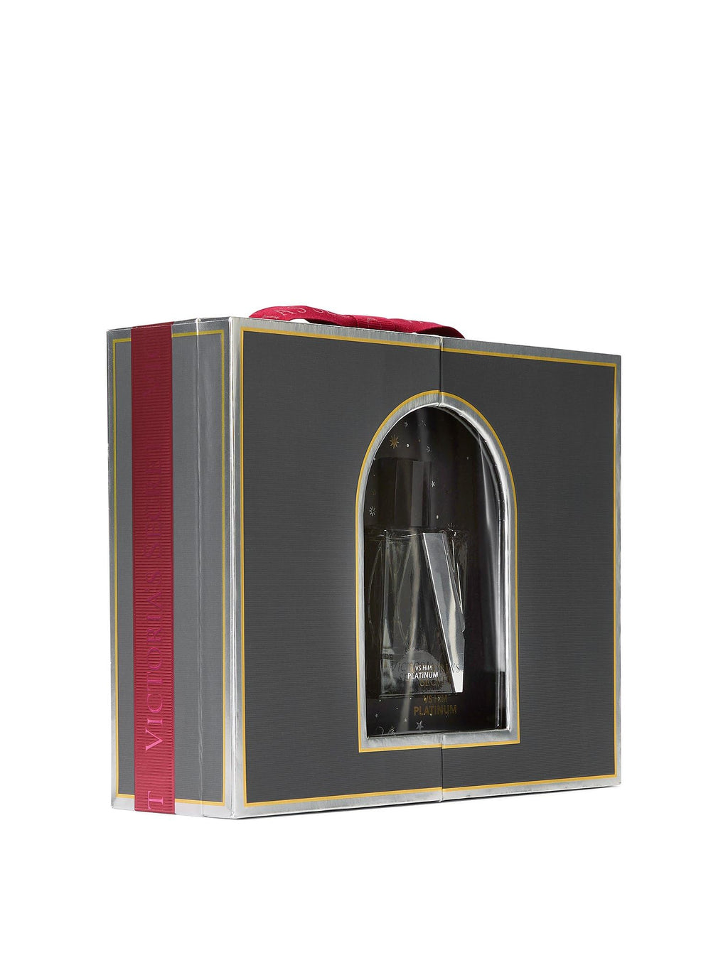 Victoria's Secret Platinum 3 Piece Luxe Fragrance Gift Set – 1.7 oz Cologne, Travel Lotion & Body Bar