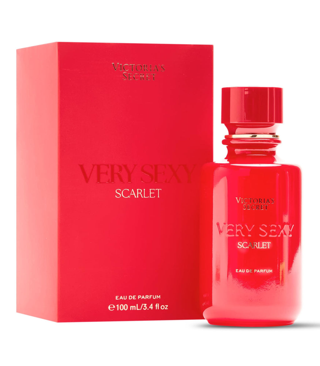 Victoria's Secret Very Sexy Scarlet Eau de Parfum – 3.4 oz for Women | Floral Musk