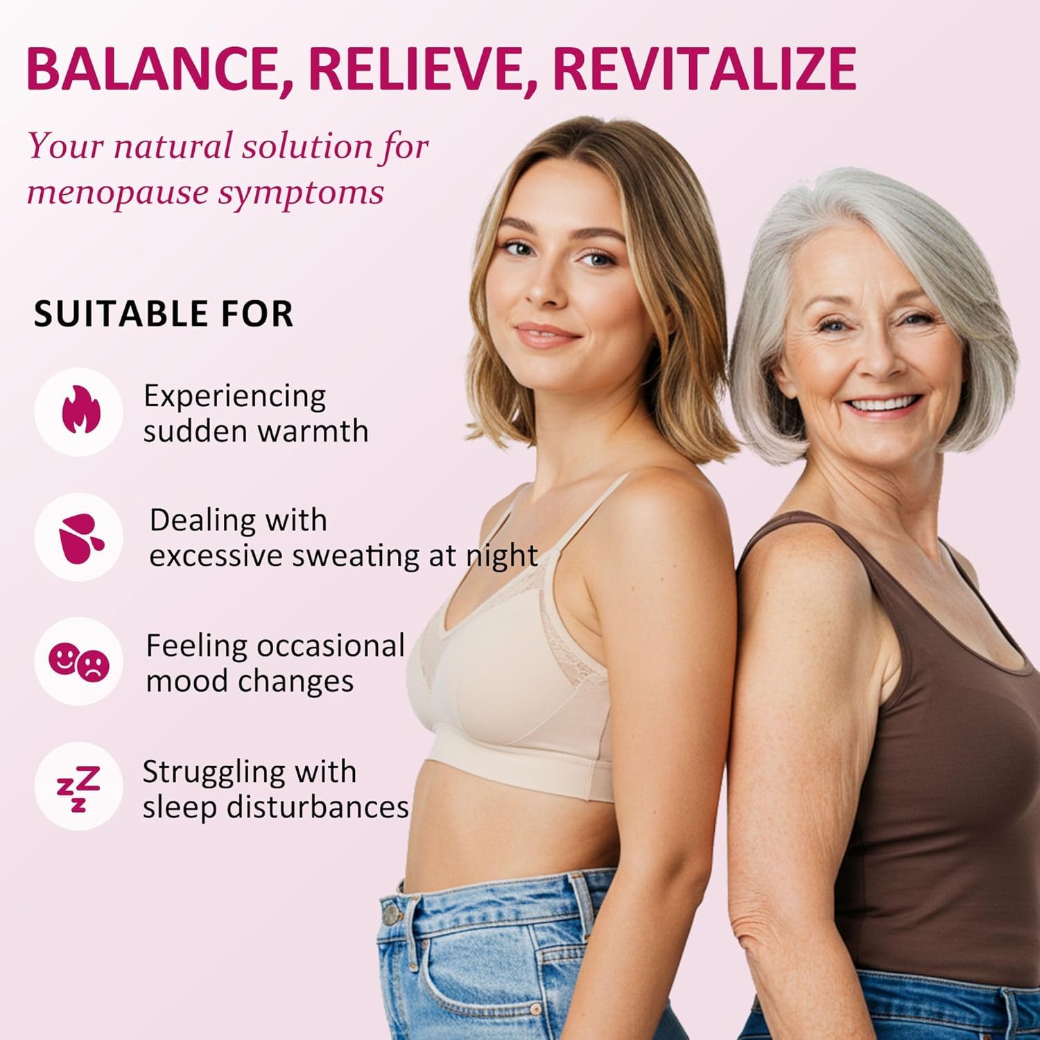 Vigority Menopause Comfort & Radiance Duo – Face Revitalizing Cream & Botanical Estrogen Comfort Cream