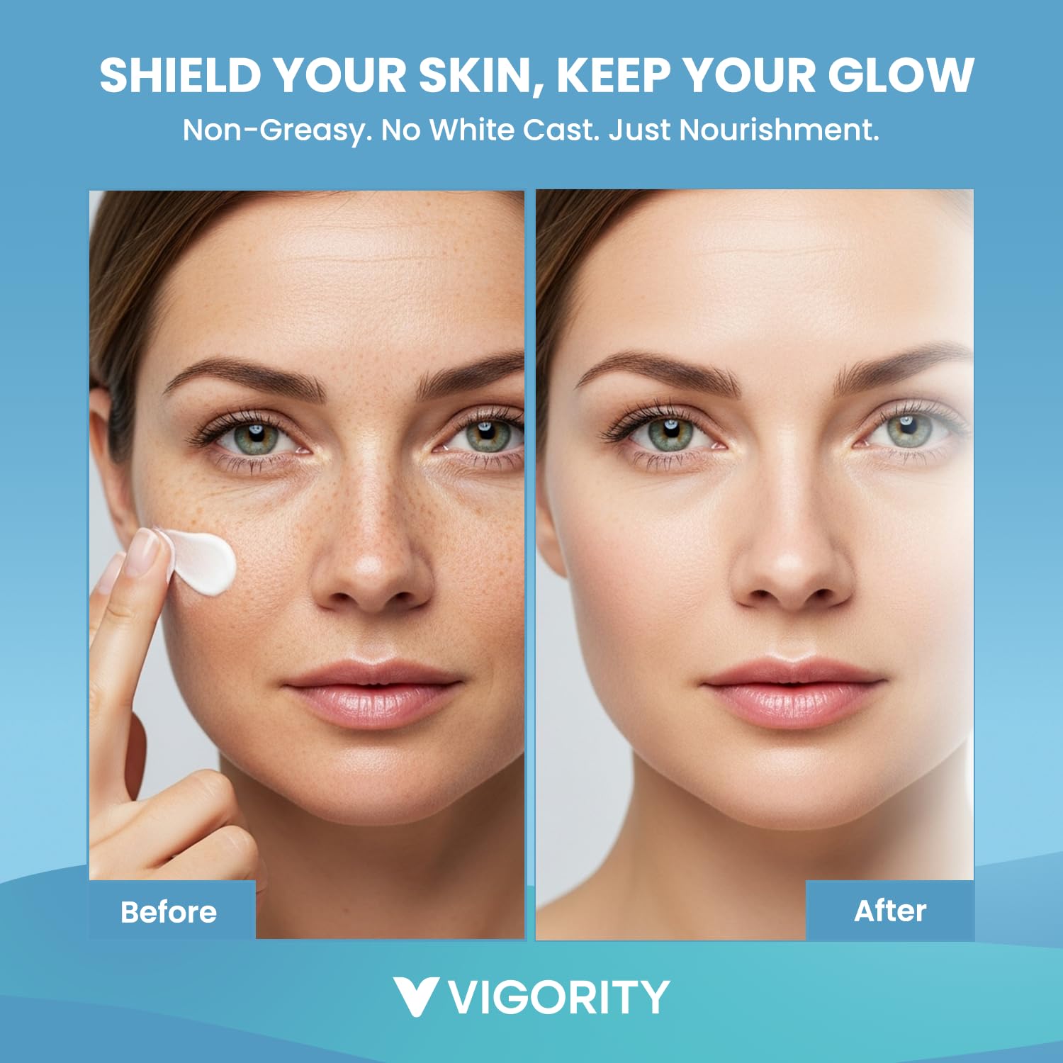 Vigority Beef Tallow Sunscreen with Zinc Oxide SPF 50 – Mineral Non-Toxic Sunblock for Face & Body | 10 Food-Grade Botanical Extracts