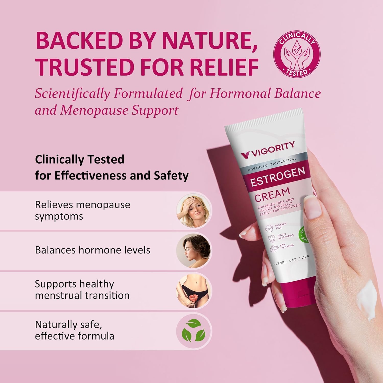 Vigority Menopause Comfort & Radiance Duo – Face Revitalizing Cream & Botanical Estrogen Comfort Cream