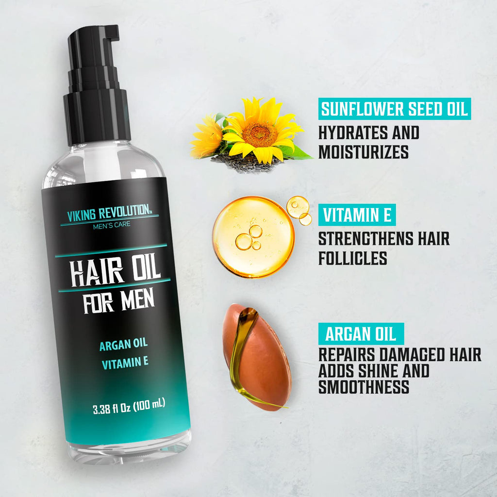 Viking Revolution Ultimate Hair Care Collection – Styling Kit for Men