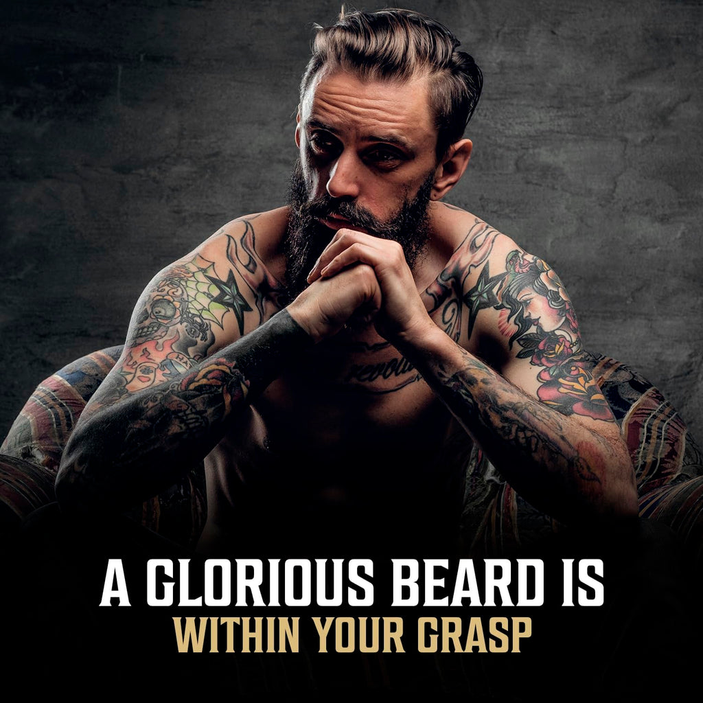 Viking Revolution Ultimate Beard Kit Spiced Vanilla – Beard Grooming Set for Men (Brush, Comb, Oil, Balm, Scissors)