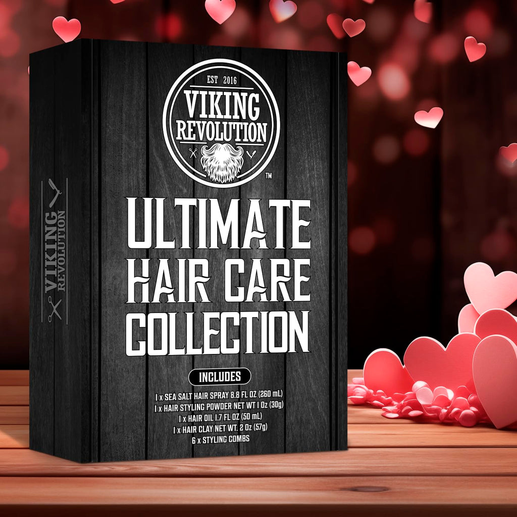 Viking Revolution Ultimate Hair Care Collection – Styling Kit for Men