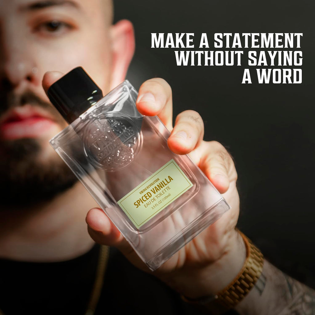 Viking Revolution Spiced Vanilla Cologne for Men | Long-Lasting Scent