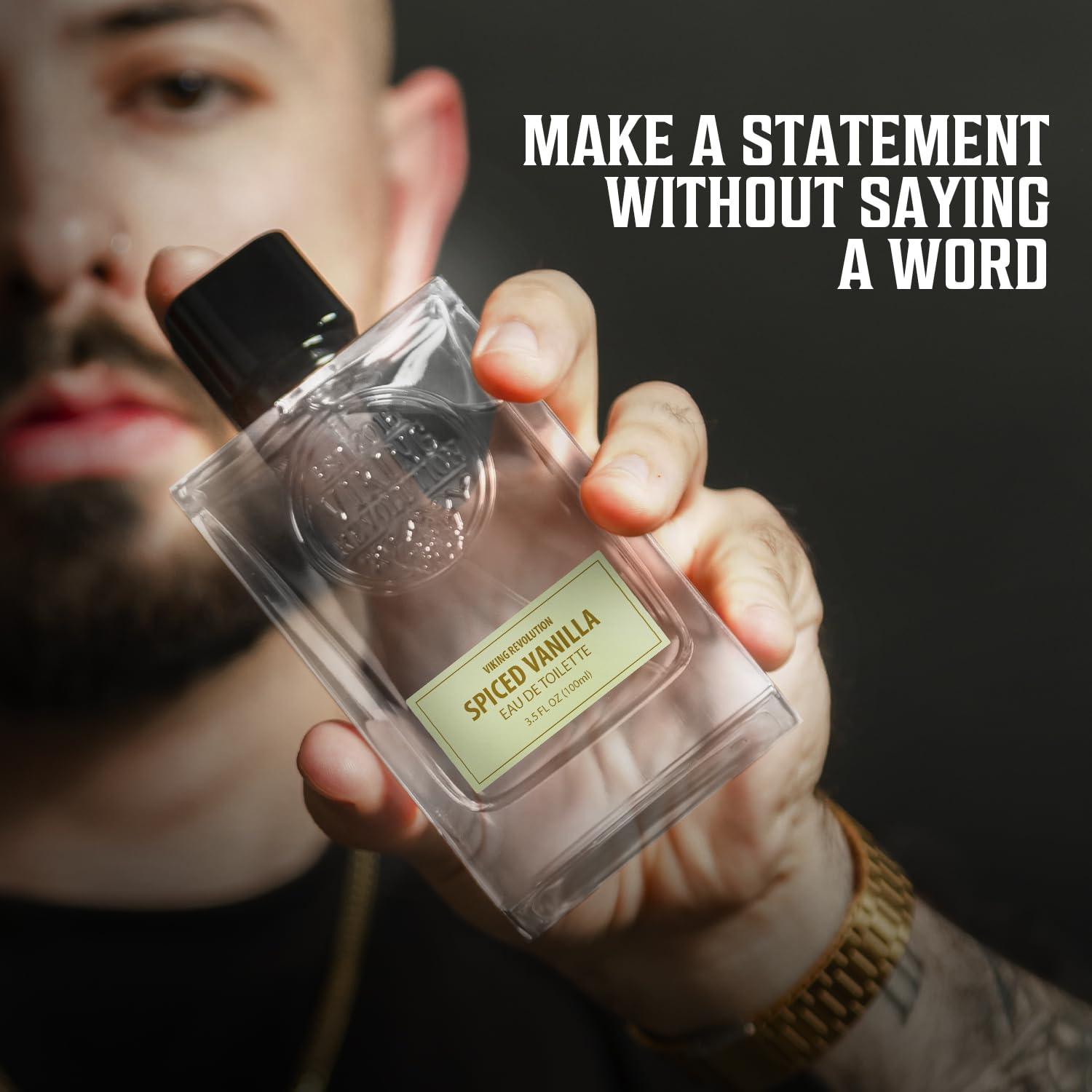 Viking Revolution Spiced Vanilla Cologne for Men | Long-Lasting Scent
