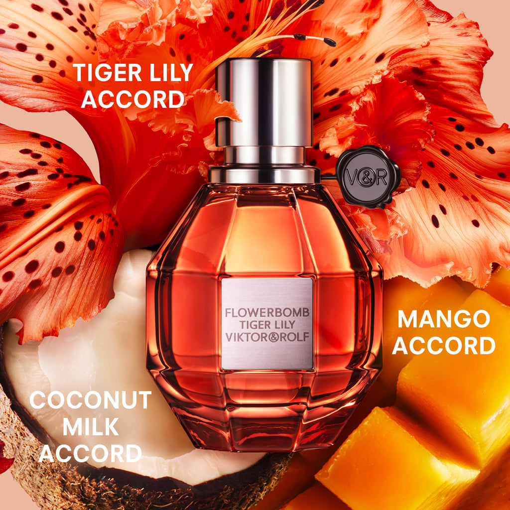 Viktor&Rolf Flowerbomb 3-Piece Discovery Set – EDP, Ruby Orchid & Tiger Lily (0.3 oz each) – $117 Value