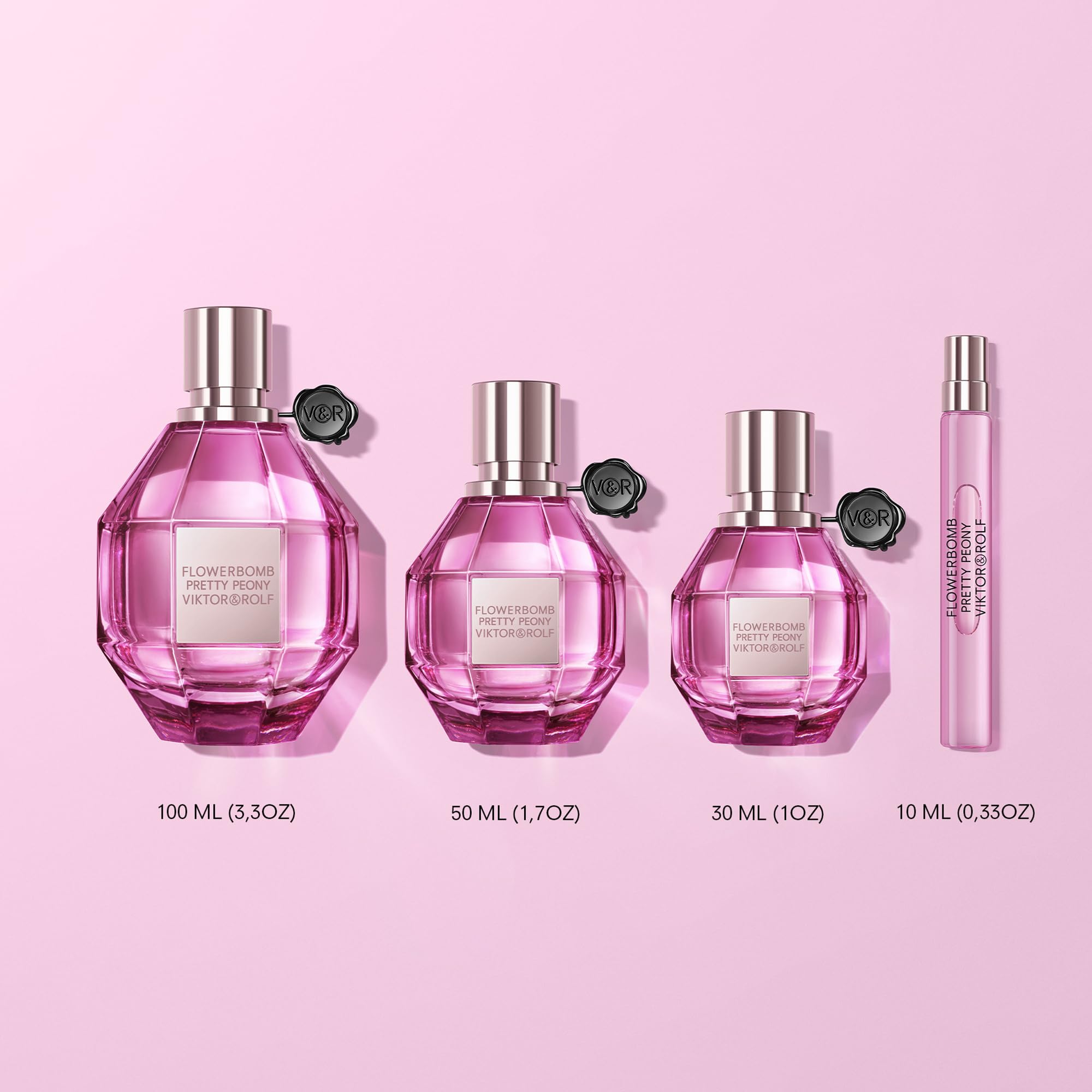 Viktor&Rolf Flowerbomb Pretty Peony – Floral & Fruity Perfume for Women | 3.4 Fl Oz