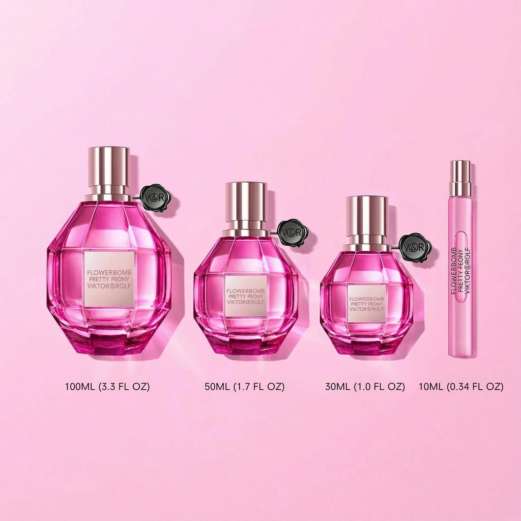 Viktor&Rolf Flowerbomb Pretty Peony – Floral & Fruity Perfume for Women | 3.4 Fl Oz