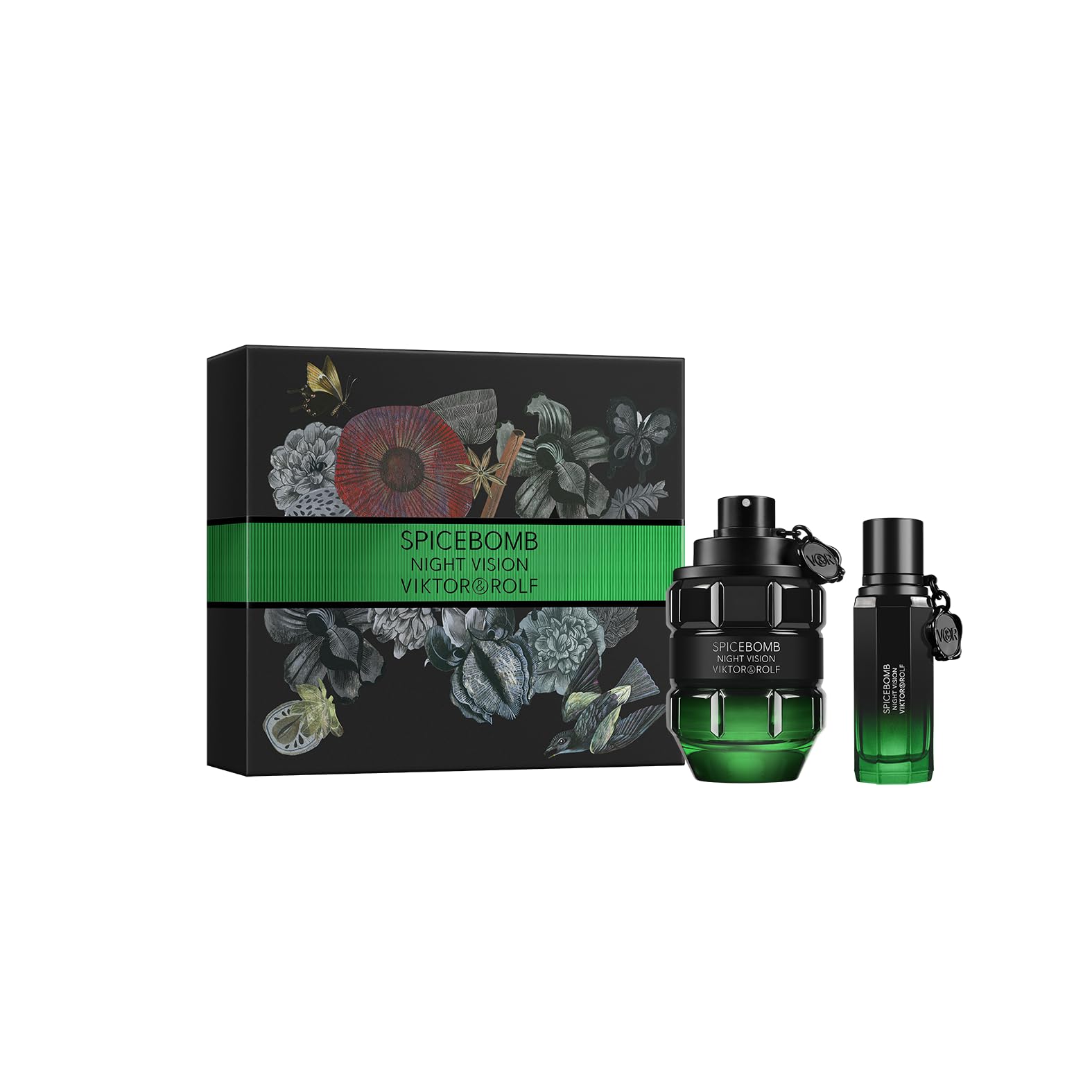 Viktor&Rolf Spicebomb Nightvision Gift Set – Woody & Spicy EDT, 3 oz + Travel Size