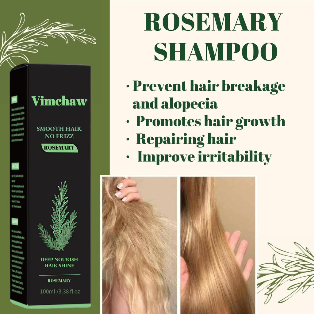 Vimchaw Rosemary Hair Growth Shampoo – Organic, For Thinning Hair (3.4 fl oz)