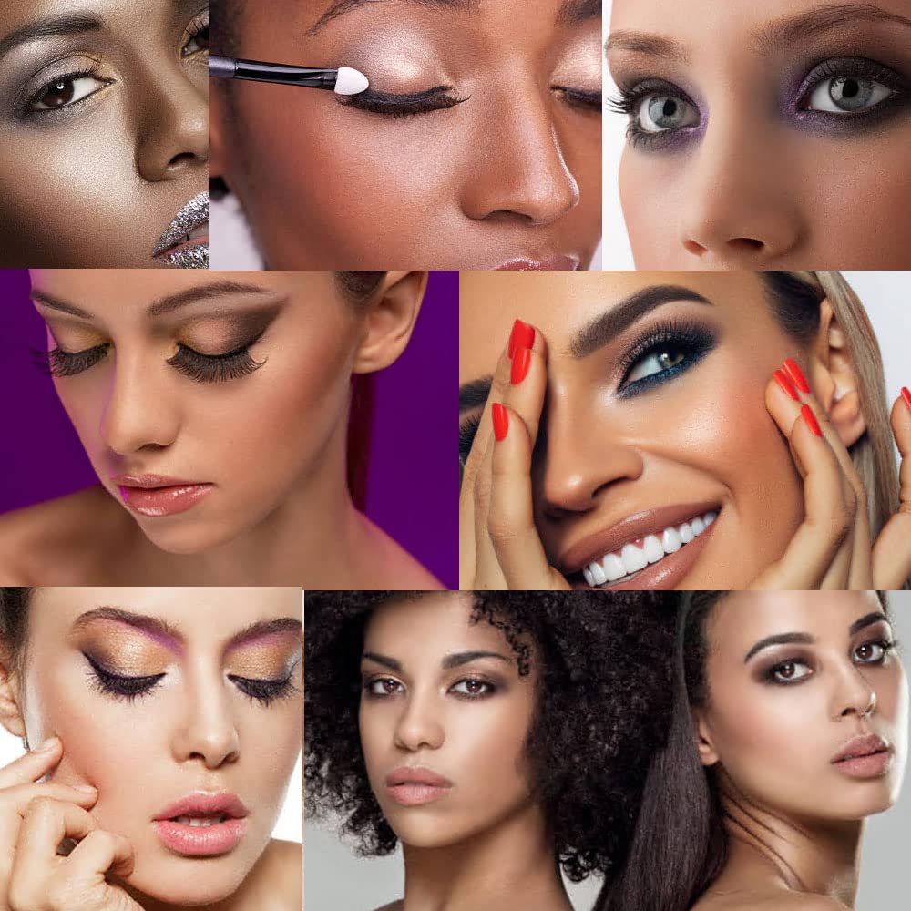 Virtegasas Glitter Eyeshadow Palette – 9 Shimmer Shades, Waterproof & Long-Lasting