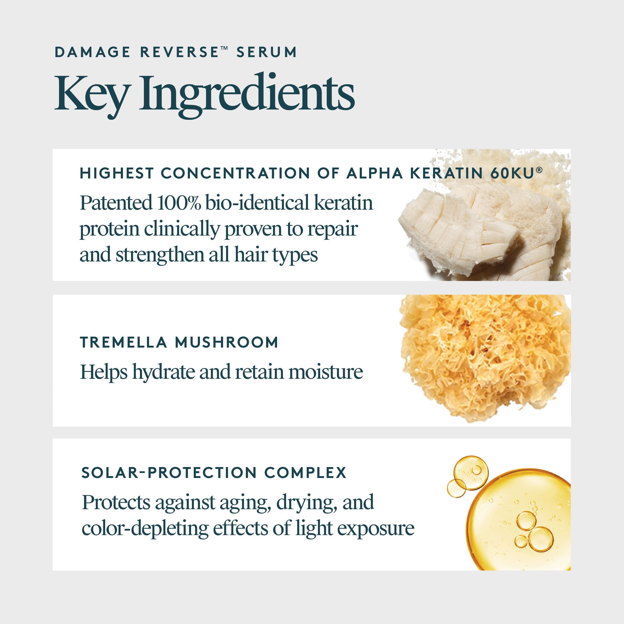 VIRTUE Recovery Damage Reverse Hair Serum | Lightweight Cream-to-Serum for All Hair Types