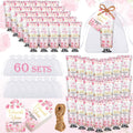 VISCOO Baby Shower Hand Cream Gifts – 60 Sets, Party Favors for Guests (Girl)
