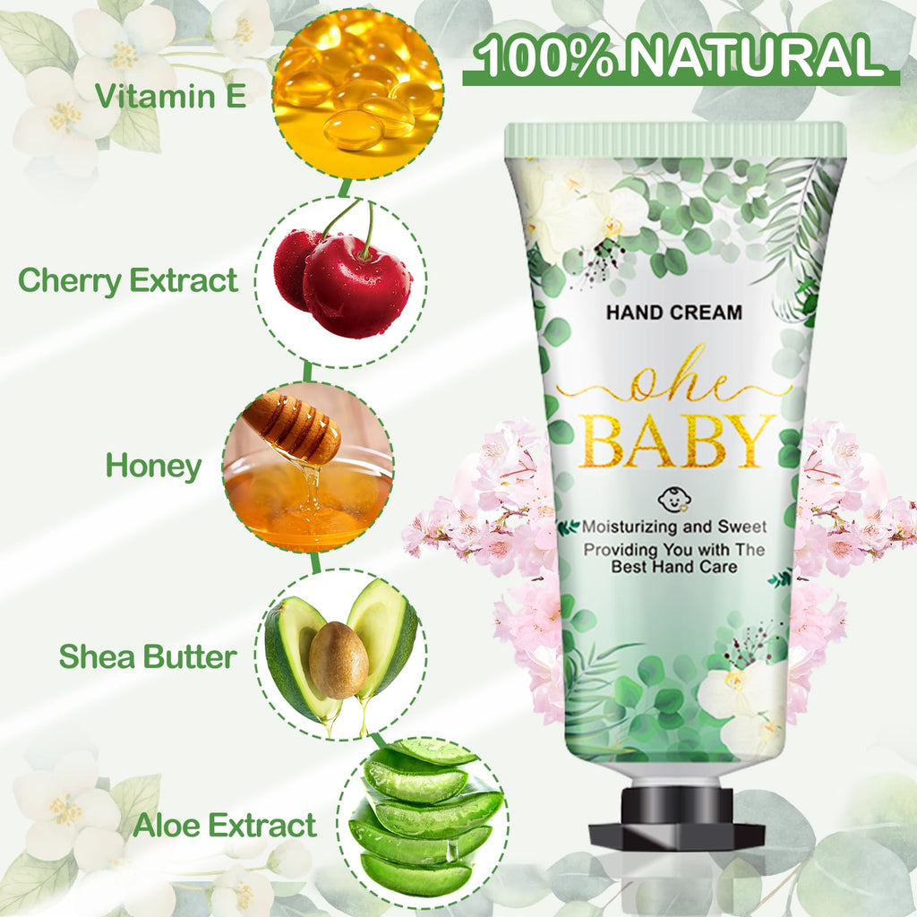 VISCOO Oh Baby 60 Travel-Size Hand Lotion Sets – Baby Shower & Bridal Gifts