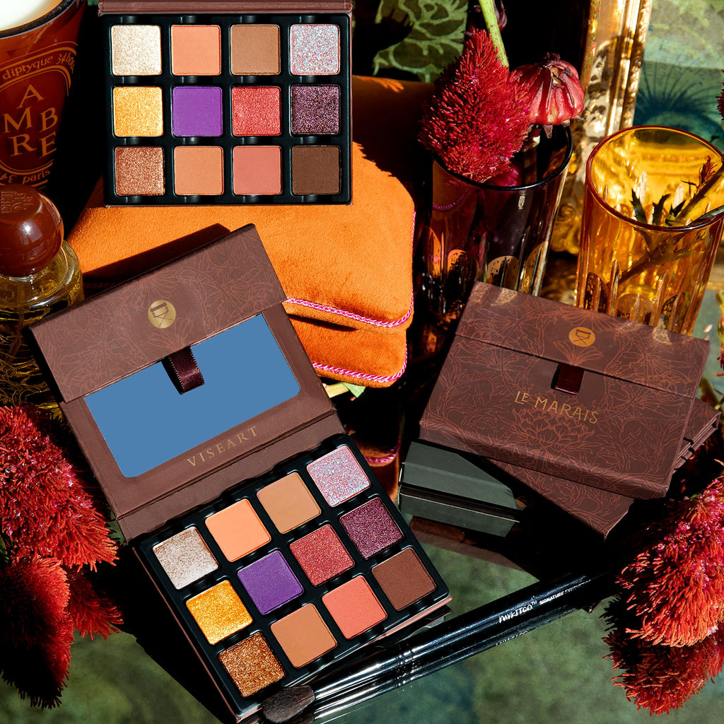 Viseart Paris Etendu Pro Luxe Makeup Palette – Le Marais | 12 Ultra-Pigmented Shades