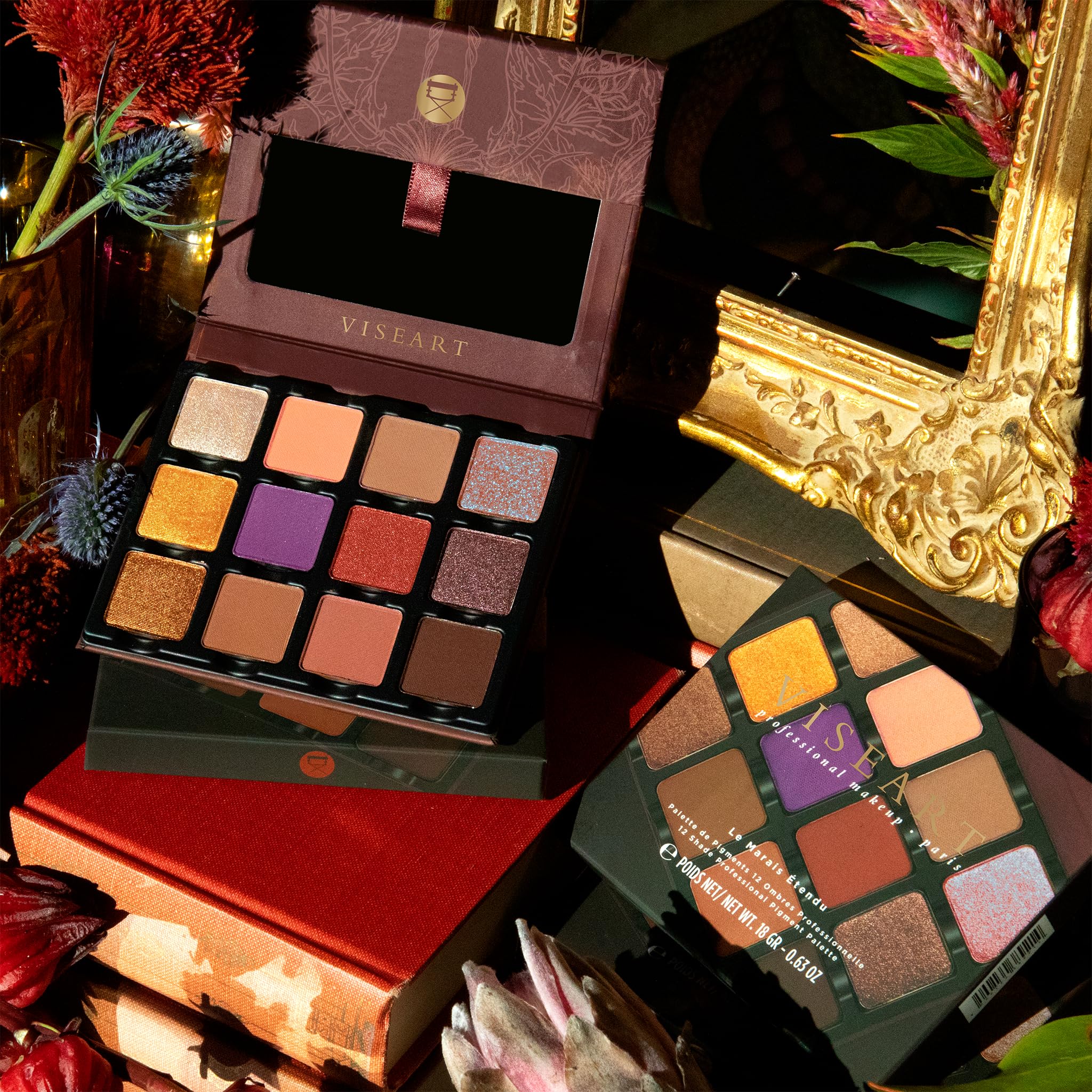 Viseart Paris Etendu Pro Luxe Makeup Palette – Le Marais | 12 Ultra-Pigmented Shades