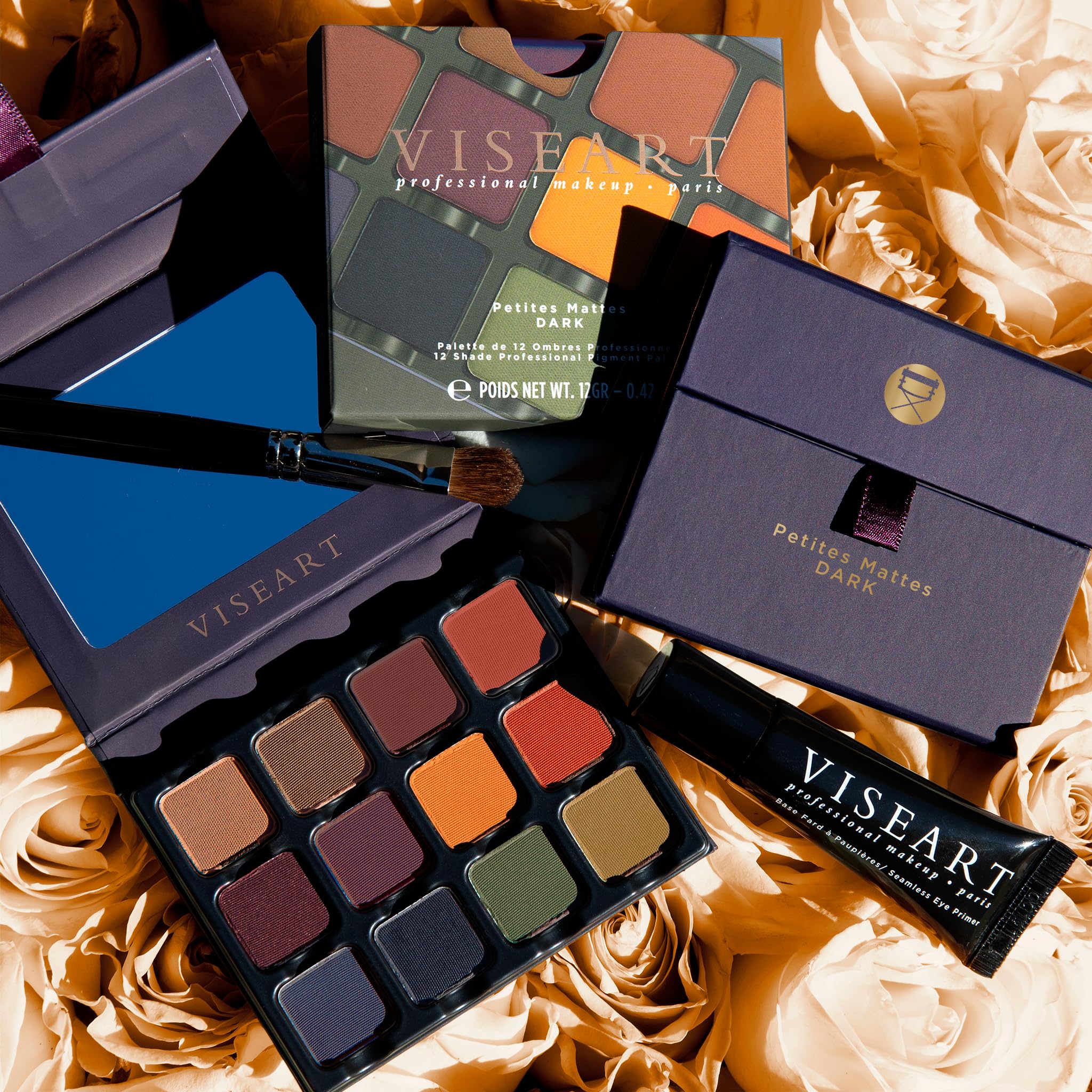Viseart Paris Petites Pro Luxe Eyeshadow Palette – Dark Mattes