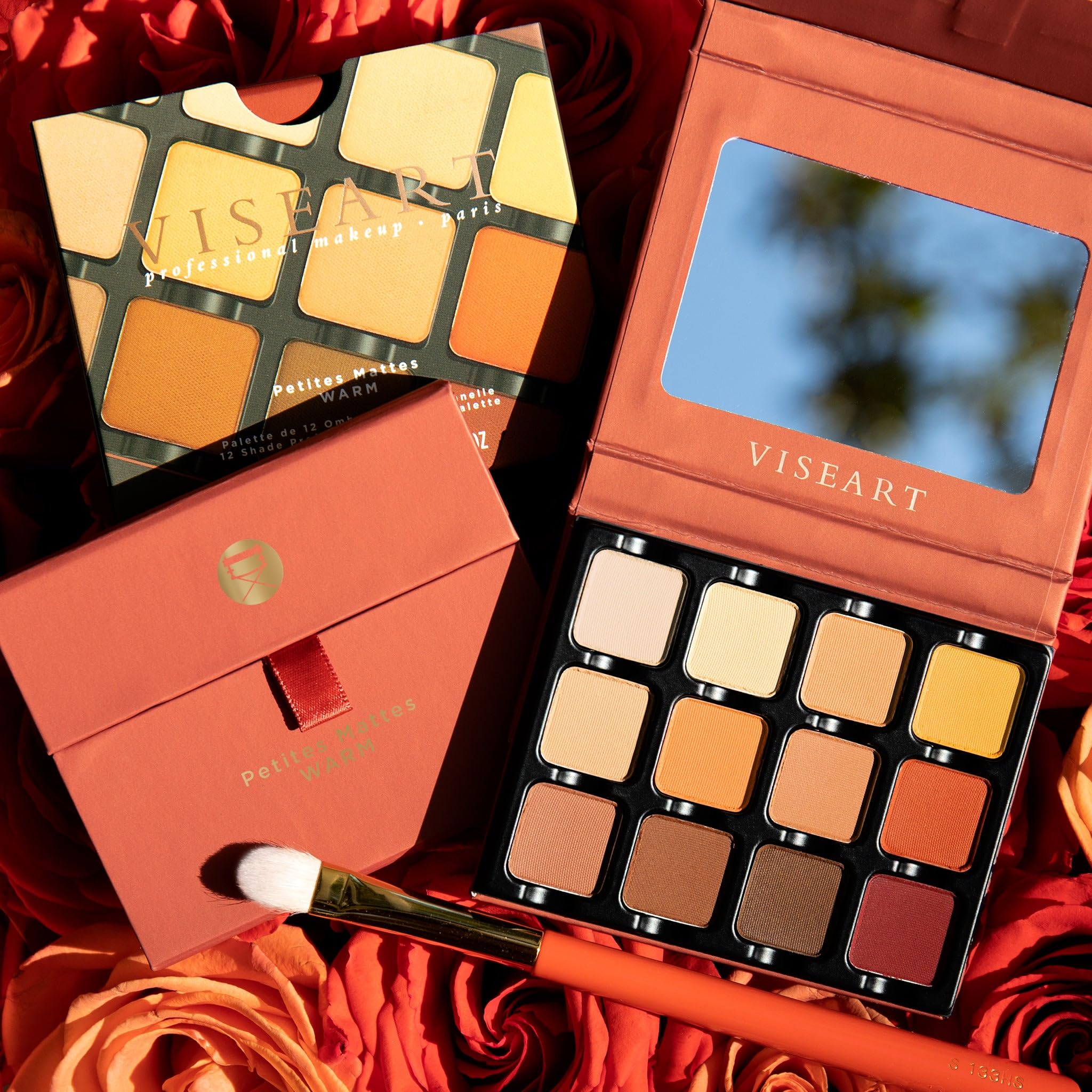 Viseart Paris Petites Pro Luxe Eyeshadow Palette – Warm Mattes