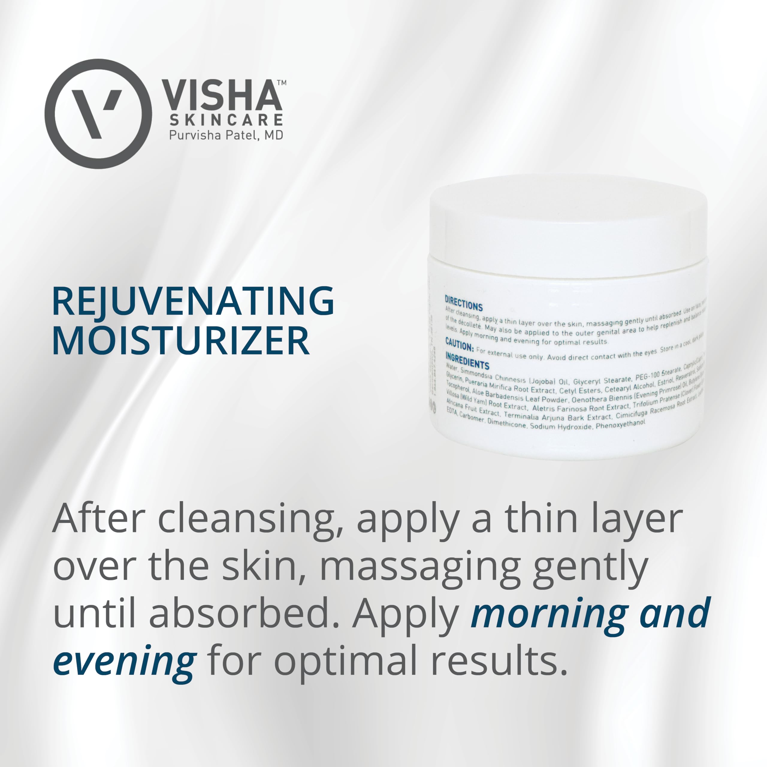 Visha Skincare Rejuvenating Moisturizer - 4-in-1 Hydration