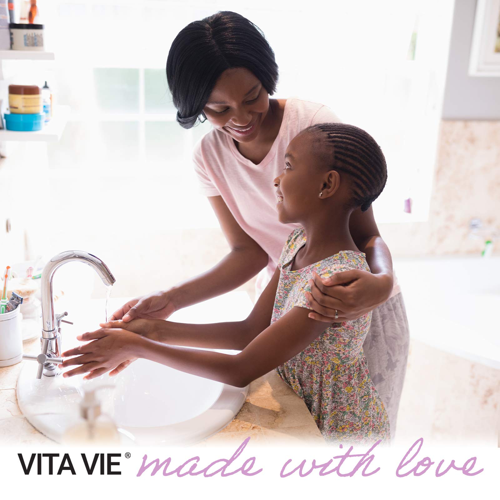 VITA VIE Body Wash Lemon Scent – Gentle, Everyday Clean for Hands & Forearms (2 Pack, 12 oz)