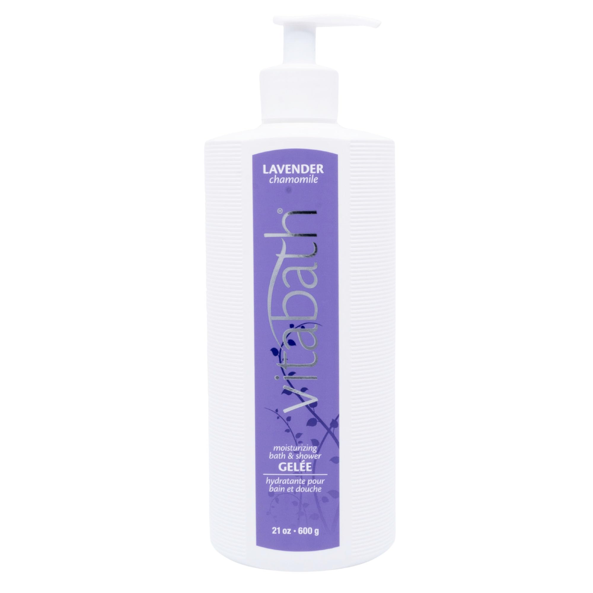Vitabath Lavender Chamomile Moisturizing Bath & Shower Gel – Calming Hydration, 21 oz