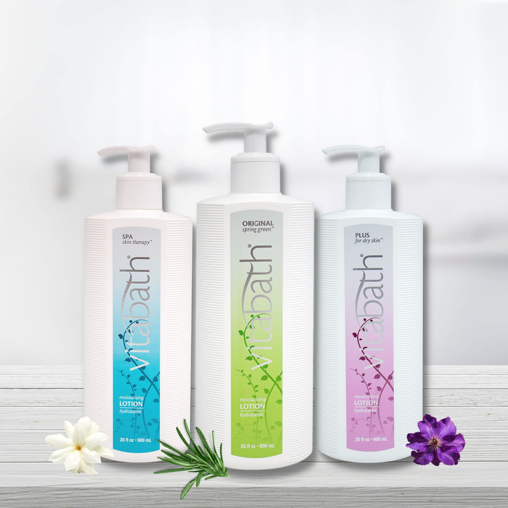 Vitabath Moisturizing Lotion Plus for Dry Skin – 20 fl oz | Hydration & Fragrance