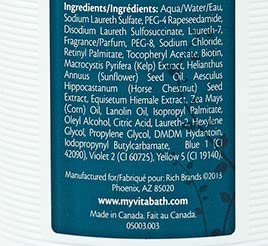 Vitabath ORIGINAL Spring Green Moisturizing Bath & Shower Gel – Sandalwood, 10.5 oz