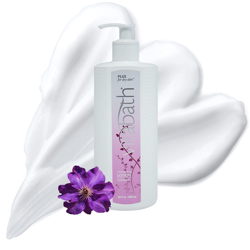 Vitabath Plus Dry Skin Moisturizing Lotion – Hydrating Aloe, Shea & Hazel Seed Oil