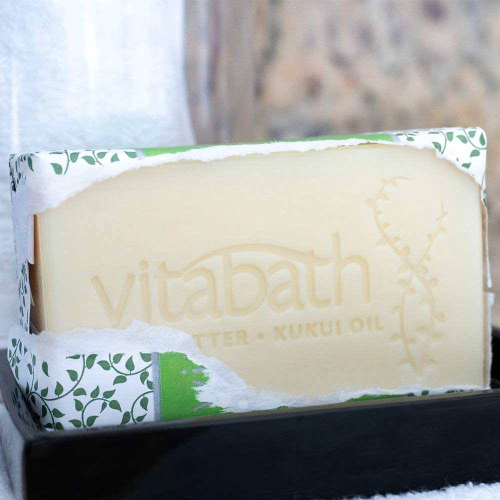 Vitabath Original Spring Green Gelee Bar Soap – Moisturizing Gel Cleanser & Hydrating Solid Body Wash (3 x 8oz)