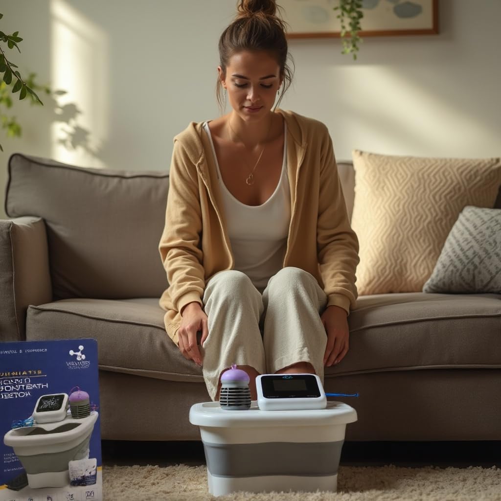 Replacement Kit for Ultimate Vital Vibes Ionic Foot Bath Detox Machine | Array, Salt, Liners, Towel & Wristband