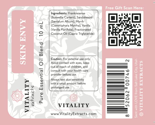 Vitality Skin Envy Face Moisturizer Serum | Coconut Oil, Collagen, Vitamin E, Vegan