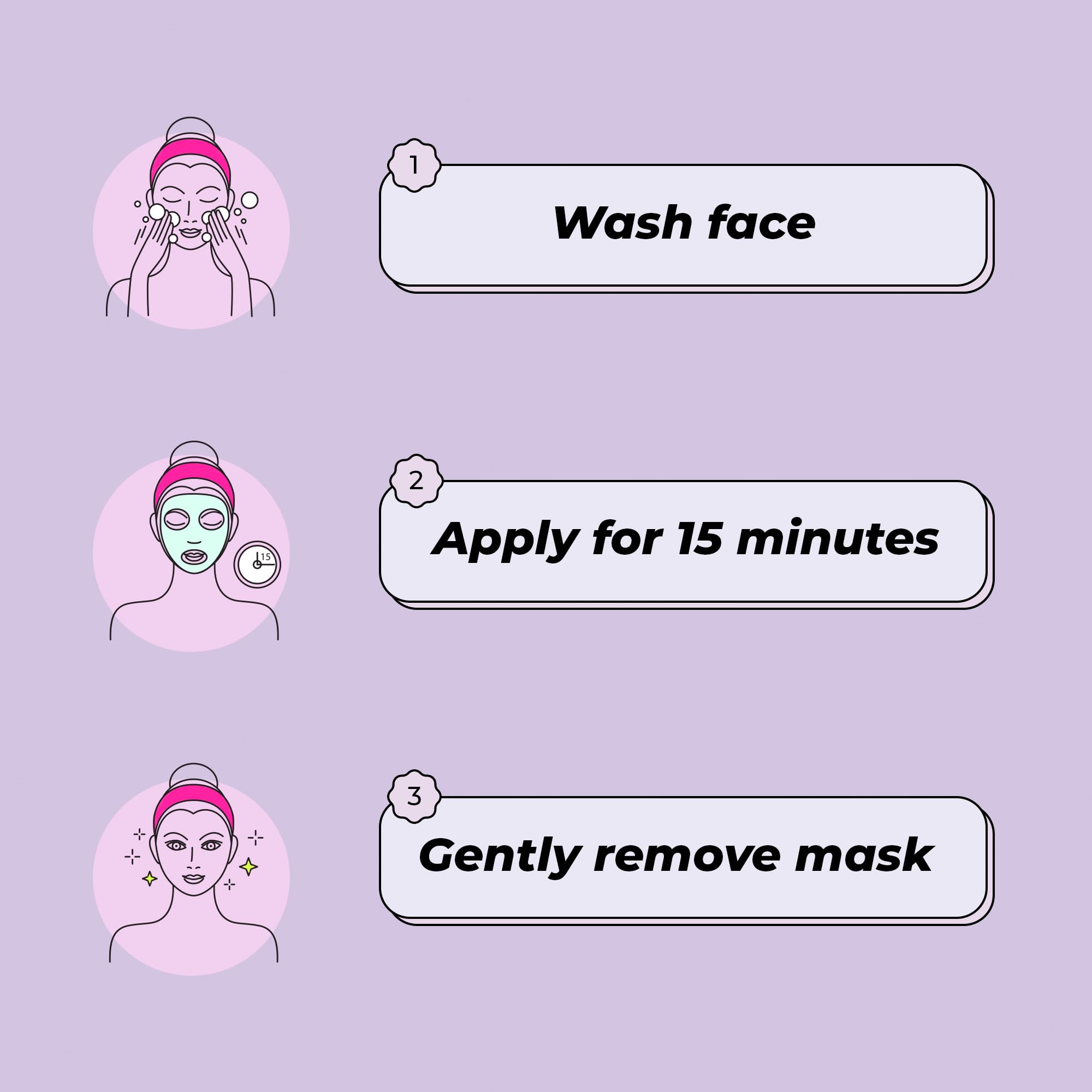 Vitamasques Probiotic Blackberry Face Sheet Mask 7-Pack – Hydration, MMHA & Biodegradable Korean Skincare