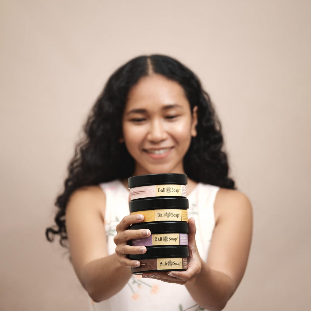Bali Soap Musky Vanilla & Creamy Chocolate Body Butter – Set of 2 (7 oz each)