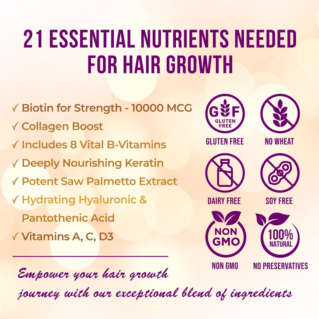 Vitamo Postpartum Hair Loss Vitamins for Women | Postnatal Hair Growth with Hyaluronic Acid & Biotin | 90 Capsules