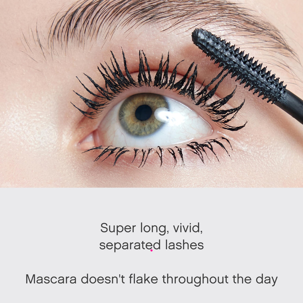 Vivienne Sabó Cabaret Premiere Black Mascara – Defined, Voluminous Lashes, Smudge-Proof, Cruelty-Free, Made in Europe (2x0.6oz, 01 Black)