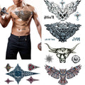 VIWIEU Large Tattoos: 5 Sheets of 3D Realistic Temporary Body Art