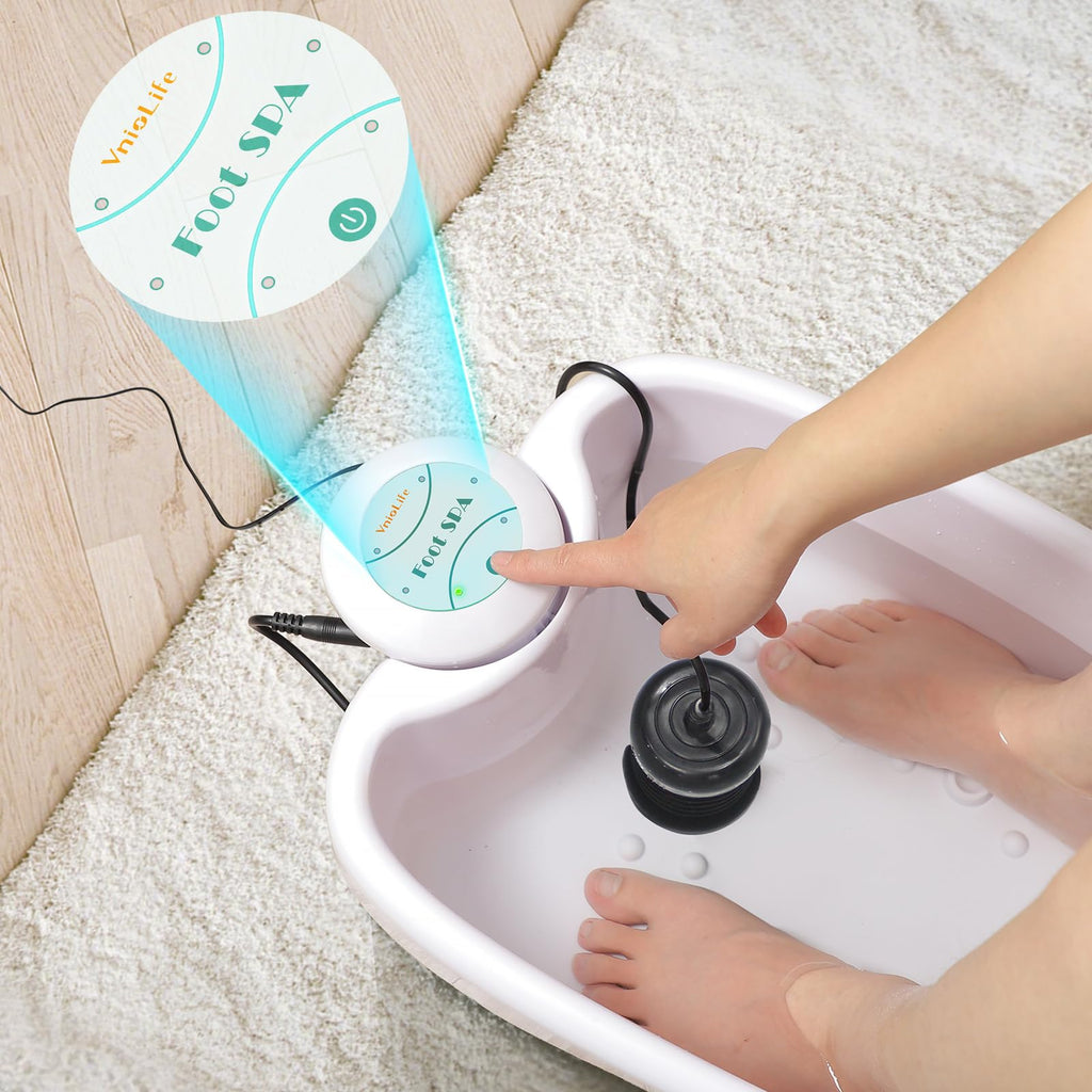 VnioLife Ionic Foot Bath Detox Machine – Home Spa, Portable Foot Spa System