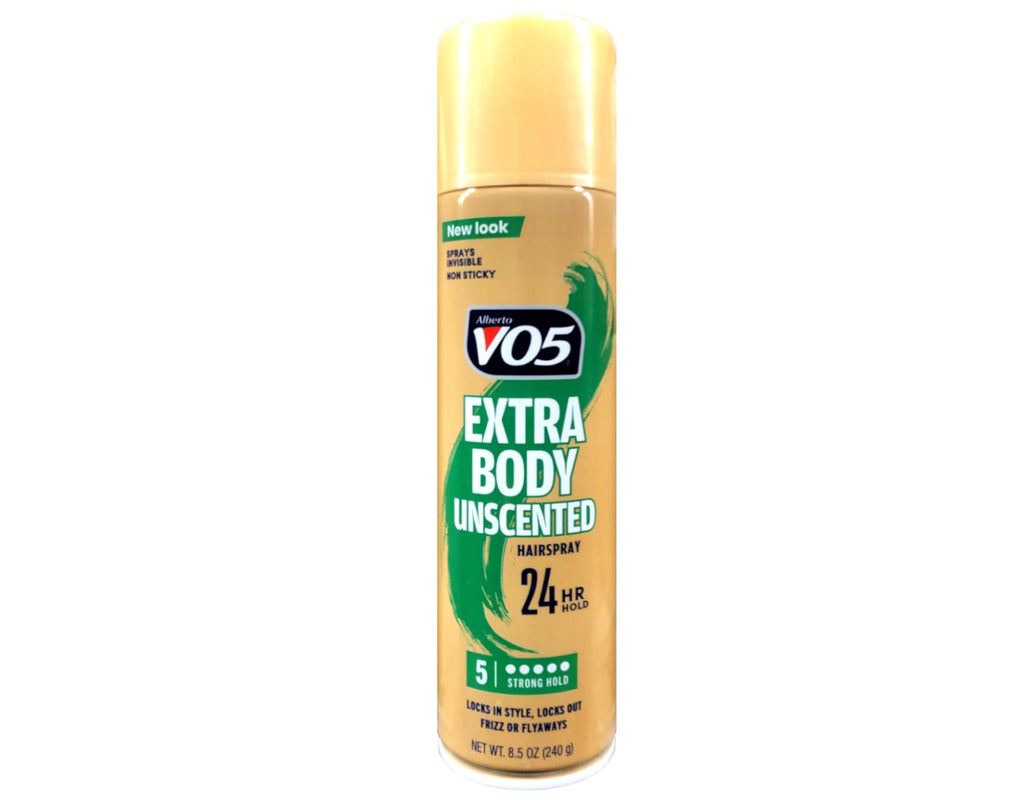 VO5 Crystal Clear Hairspray Unscented 8.5 oz — Strong Hold, Invisible Finish (Pack of 6)