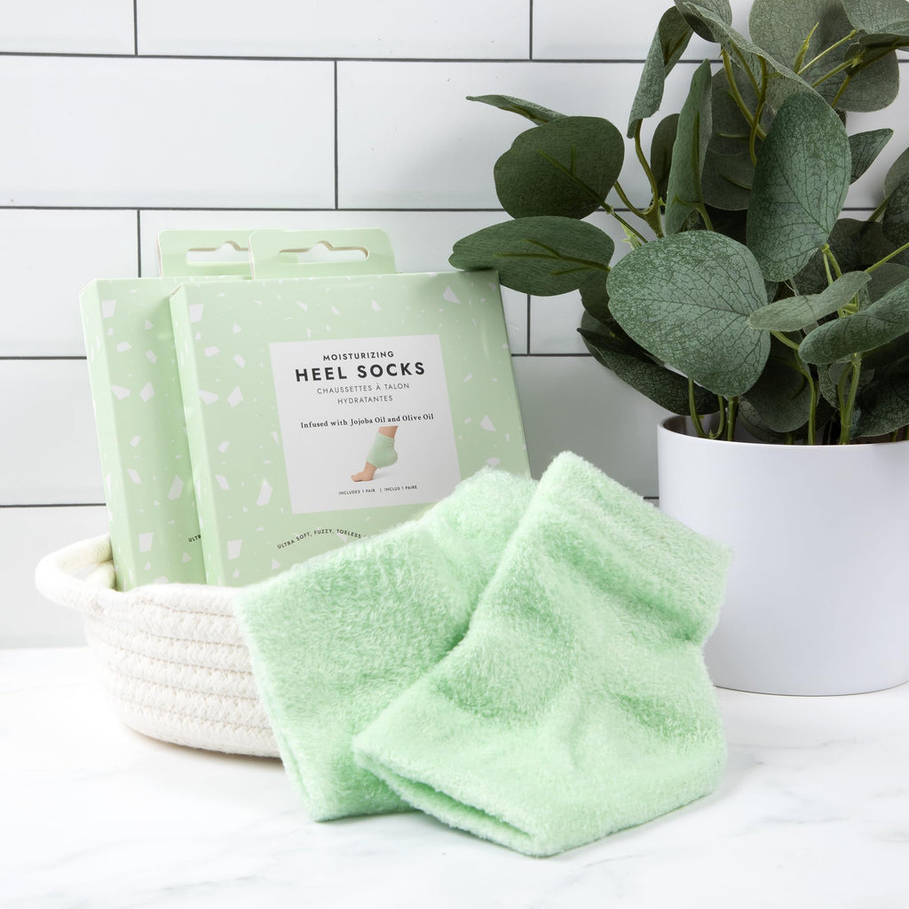 VOESH Heel Repair Duo – Solemate Balm & Moisturizing Heel Socks for At-Home Foot Care