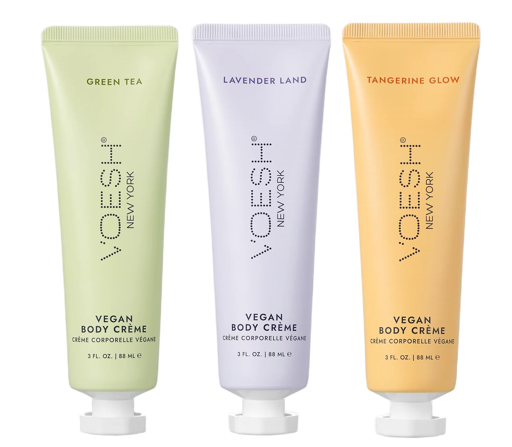 VOESH Vegan Body Creme Trio – Hydrating Skincare Gift Set (Green Tea, Lavender, Tangerine)