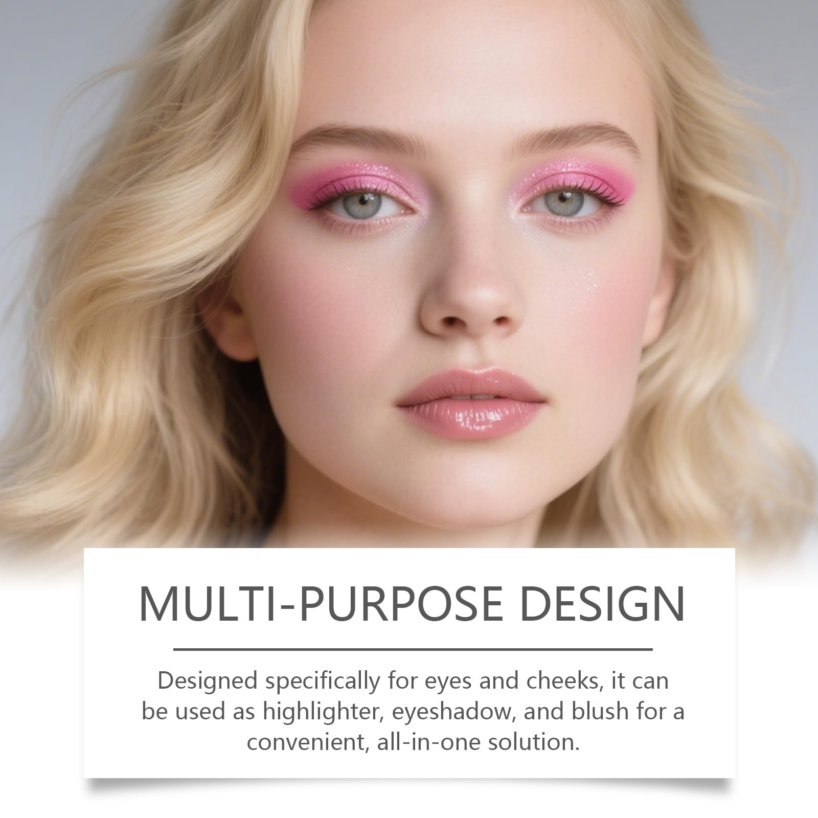 VOGUZY Eye & Cheek Palette | 4-in-1 Eyeshadow, Highlighter & Blush Kit