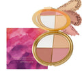 VOGUZY Eye & Cheek Palette | 4-in-1 Eyeshadow, Highlighter & Blush Kit
