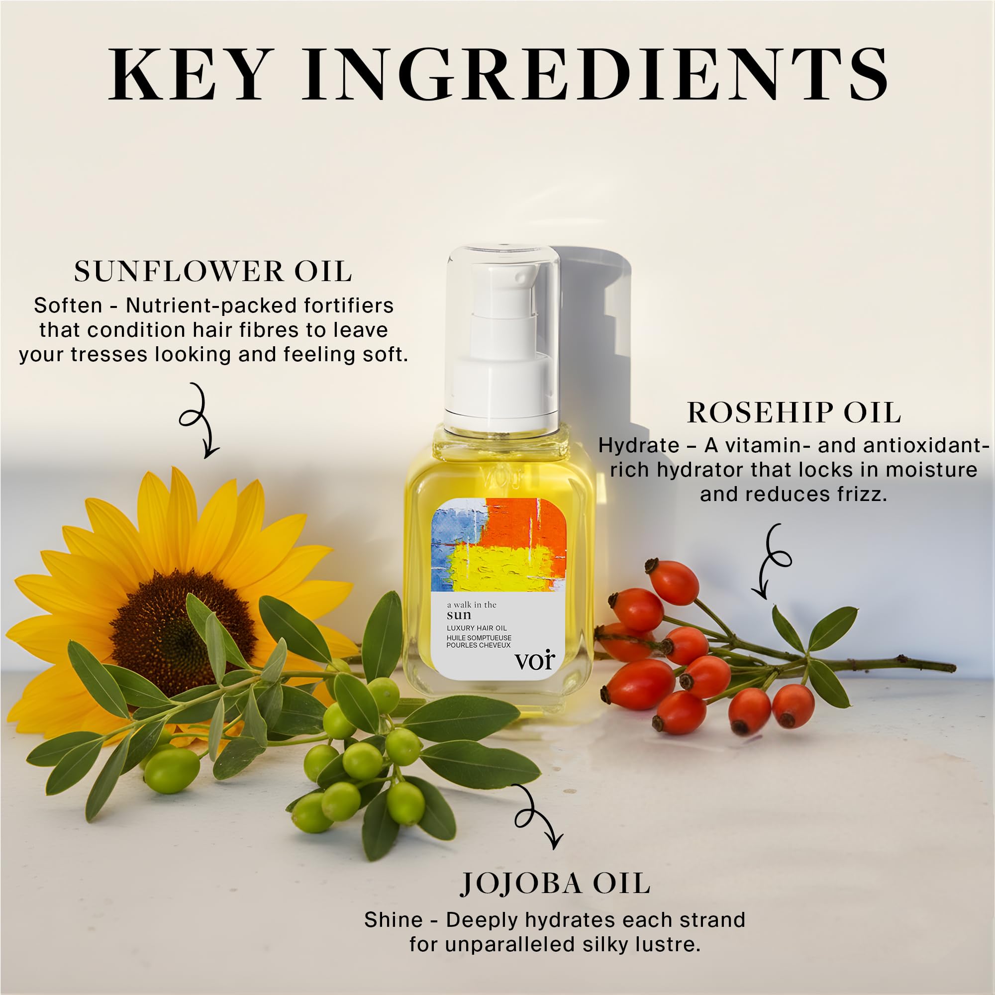 Voir Haircare Luxury Hair Oil – Deep Hydration, Frizz Control & Shine