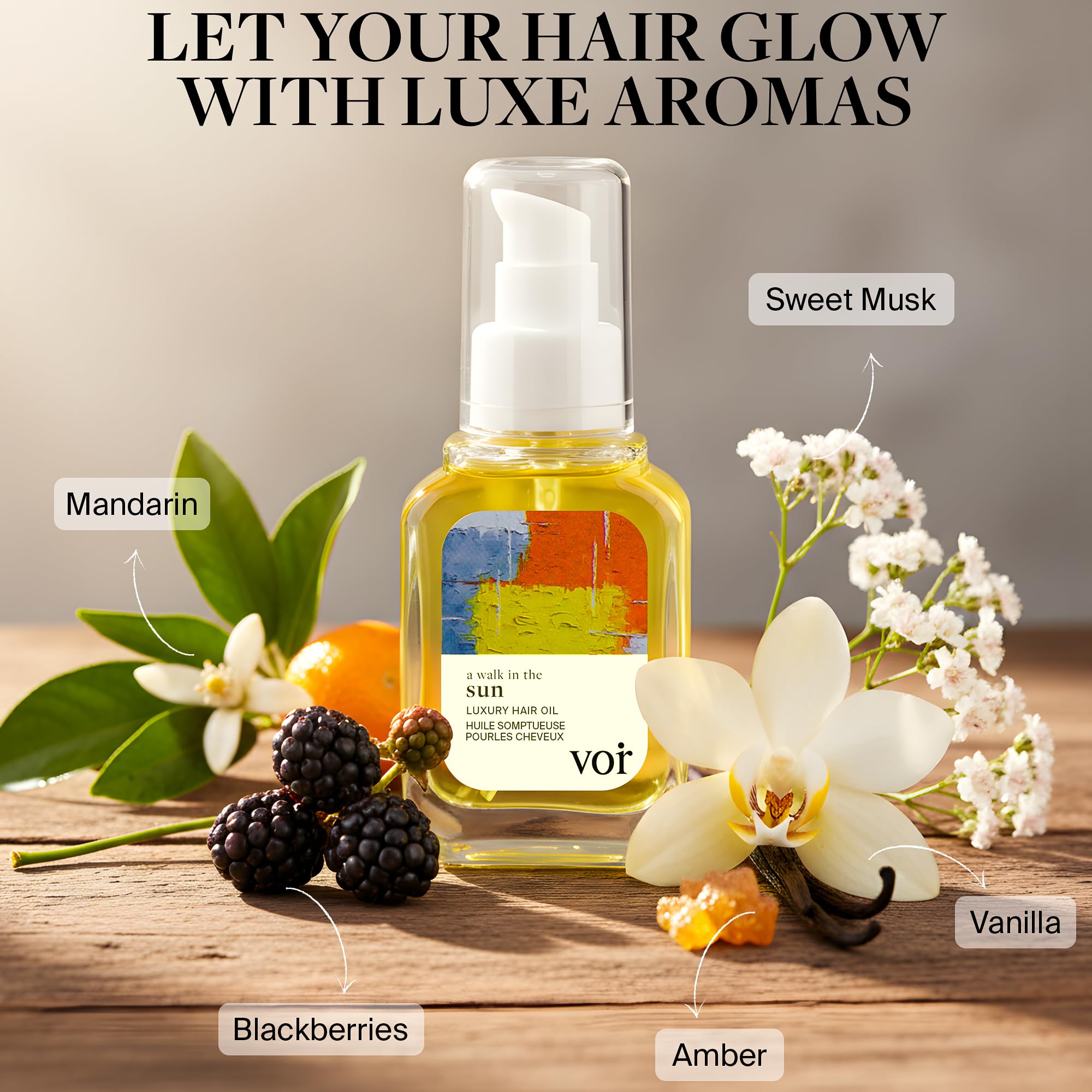 Voir Haircare Luxury Hair Oil – Deep Hydration, Frizz Control & Shine